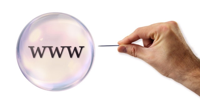 WWW bubble burst